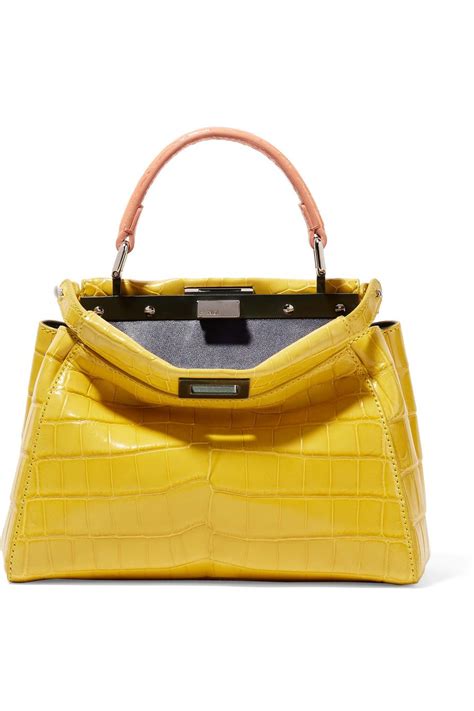 peekaboo fendi small|fendi peekaboo crocodile.